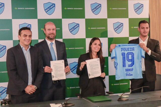 Banco Ganadero y Club Bolívar firman alianza